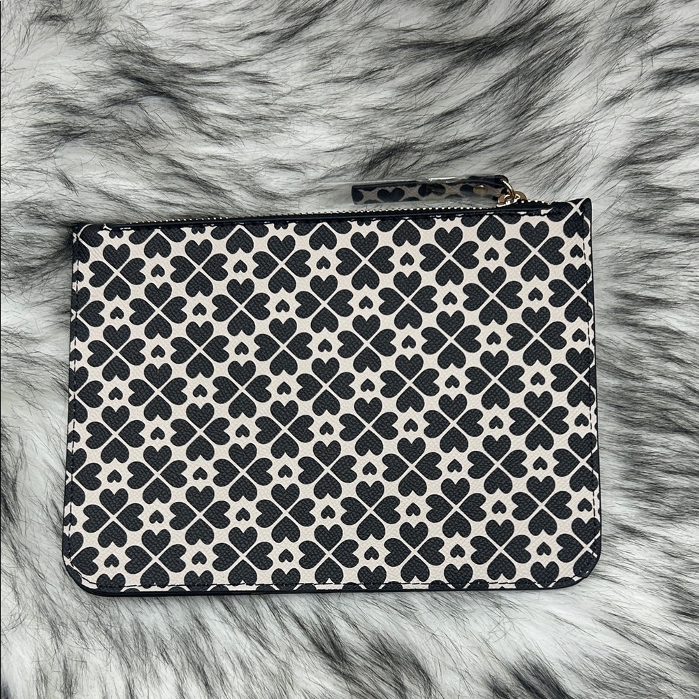 Nanette Lepore Black Tote with Geometric Pouch - Picture 15 of 16